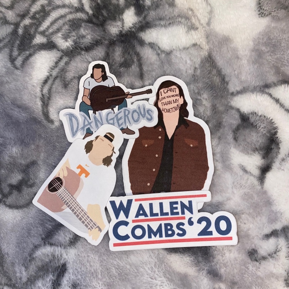 Country Music Aesthetic Sticker Set